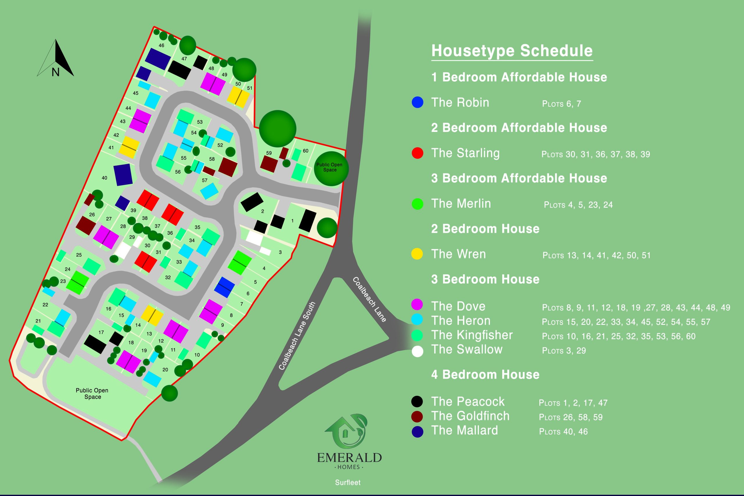 Glenfields Site Map Ark Property Centre